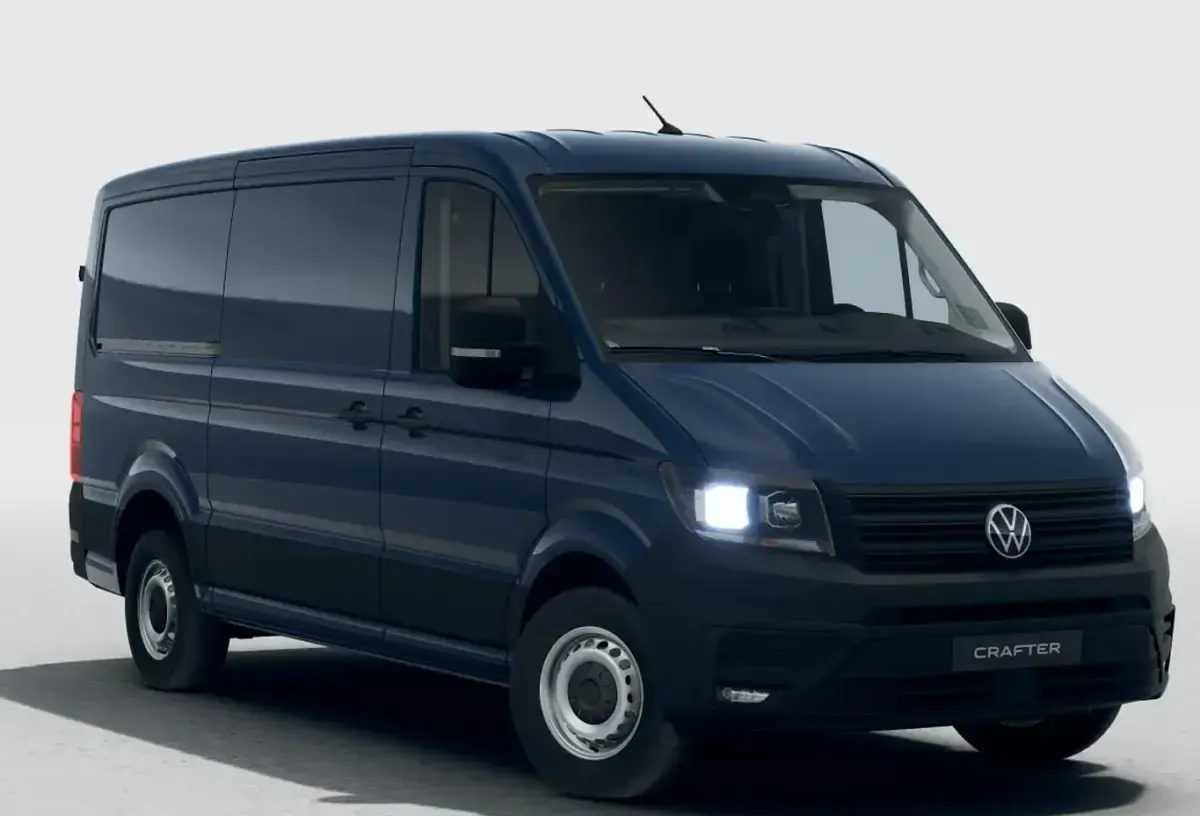 Neu VW Crafter 140 PS (102 kW) 2026 Deep ocean blue Van