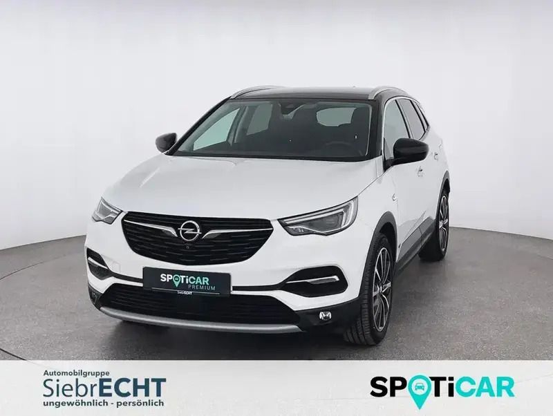 Weiß (metallic) Gebraucht 2021 Opel Grandland X Ultimate SUV | 22.970 € (Fairer Preis) - Bild 1/4