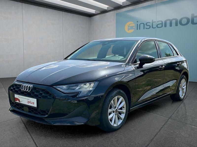 Schwarz Gebraucht 2024 Audi A3 Sportback Kleinwagen | 32.699 € (Fairer Preis) - Bild 1/4
