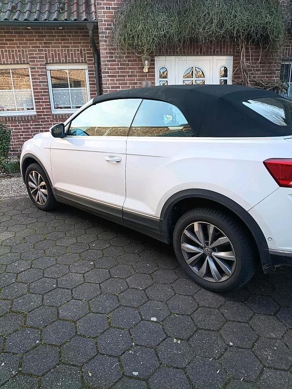 Gebraucht VW T-Roc Cabriolet Style 120 PS (88 kW) 2020 Weiß Cabrio