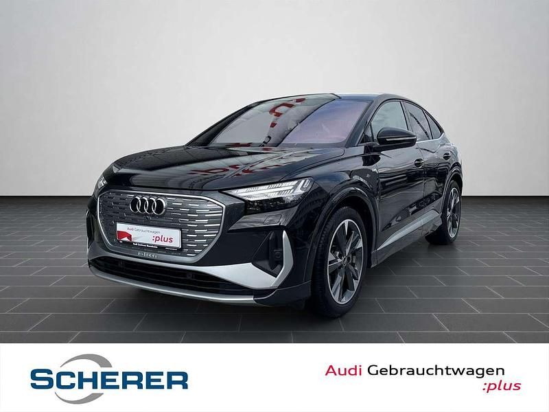 Mythosschwarz metallic Gebraucht 2022 Audi Q4 e-tron SUV | 36.700 € (Fairer Preis) - Bild 1/4