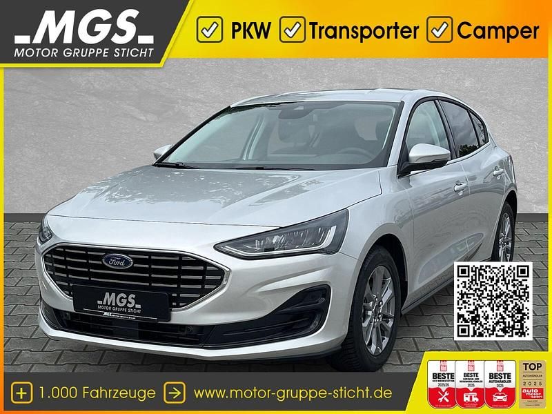 Moondust silver metallic Neu 2025 Ford Focus Titanium Limousine | 24.499 € (Superpreis) - Bild 1/4