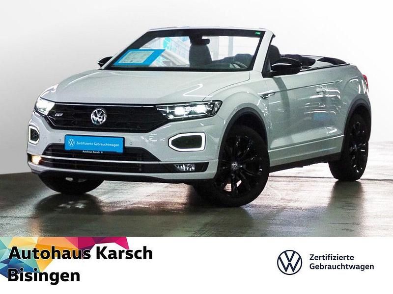 Pure white Gebraucht 2021 VW T-Roc Cabriolet R-line Cabrio | 23.890 € (Fairer Preis) - Bild 1/3