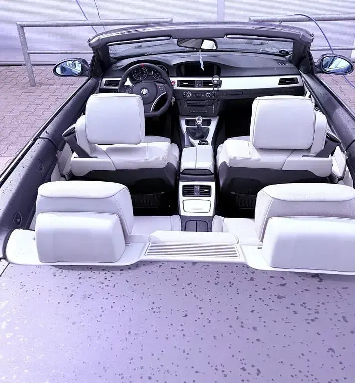 Gebraucht BMW 325 Cabriolet Sport Line 218 PS (160 kW) 2008 Blau Cabrio