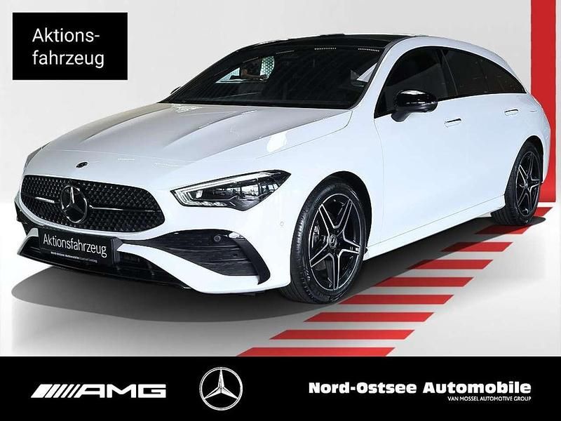 Unilack polarweiß Gebraucht 2025 Mercedes CLA180 Shooting Brake Night Kombi | 38.298 € - Bild 1/4