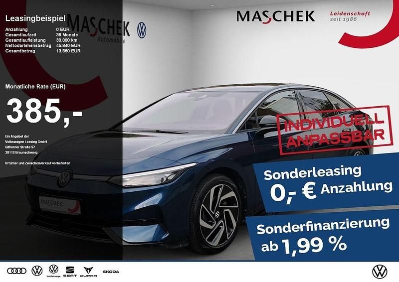 Aquamarinblau Gebraucht 2024 VW ID.7 Pro Limousine | 43.840 € (Guter Preis) - Bild 1/4