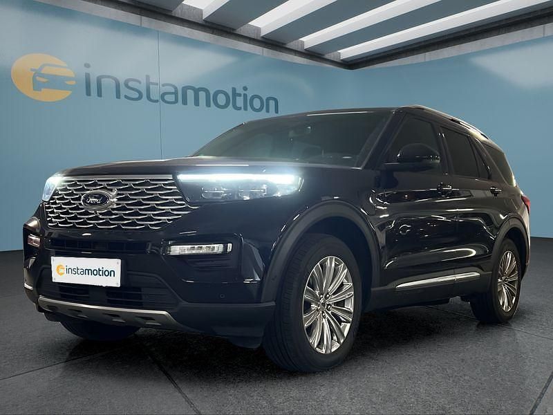 Schwarz Gebraucht 2021 Ford Explorer SUV | 51.299 € (Fairer Preis) - Bild 1/4