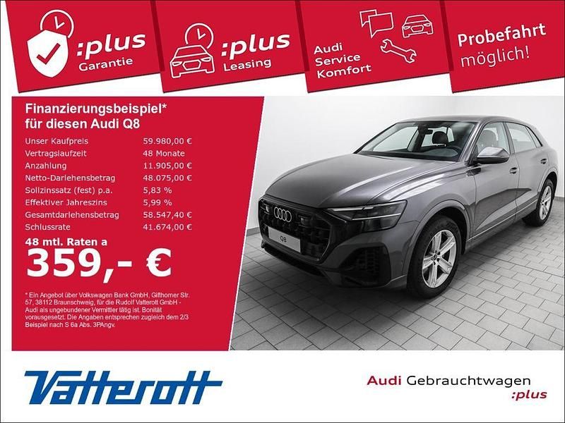 Grau Gebraucht 2024 Audi Q8 Ambiente SUV | 59.980 € - Bild 1/4