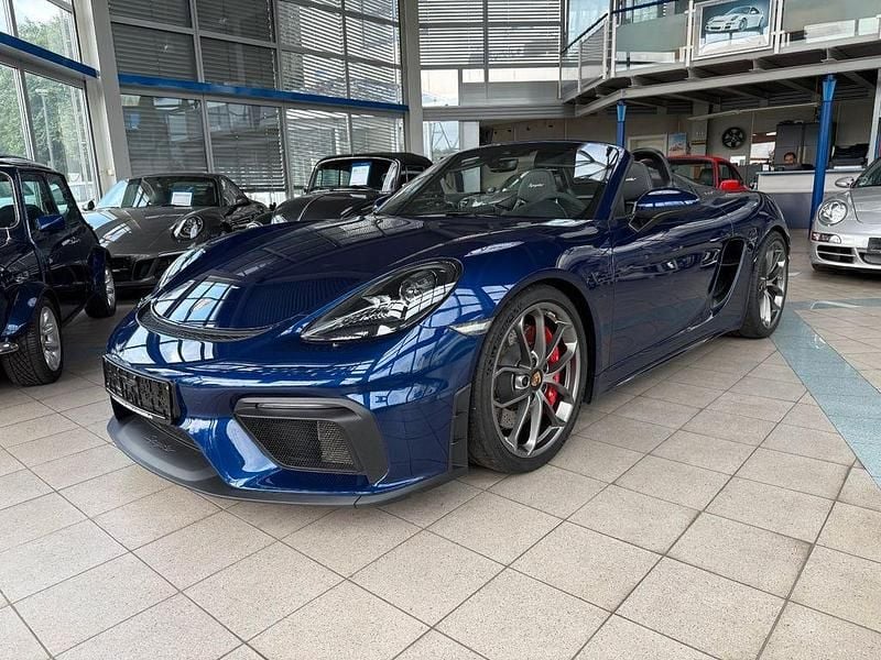 Blau Gebraucht 2021 Porsche 718 Spyder Cabrio | 101.500 € (Superpreis) - Bild 1/4