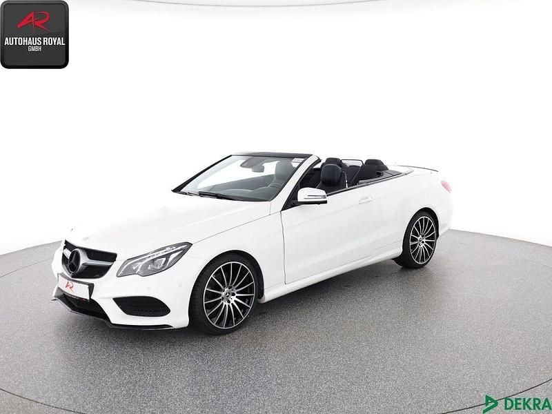 Polarweiss Gebraucht 2016 Mercedes E350 AMG Cabrio | 27.780 € (Fairer Preis) - Bild 1/4