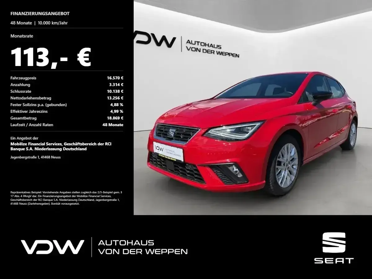 Gebraucht Seat Ibiza FR 110 PS (80 kW) 2023 Kleinwagen