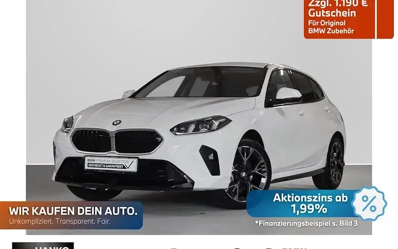 Neu BMW 120 Shadowline 170 PS (125 kW) 2025 Weiß Kleinwagen