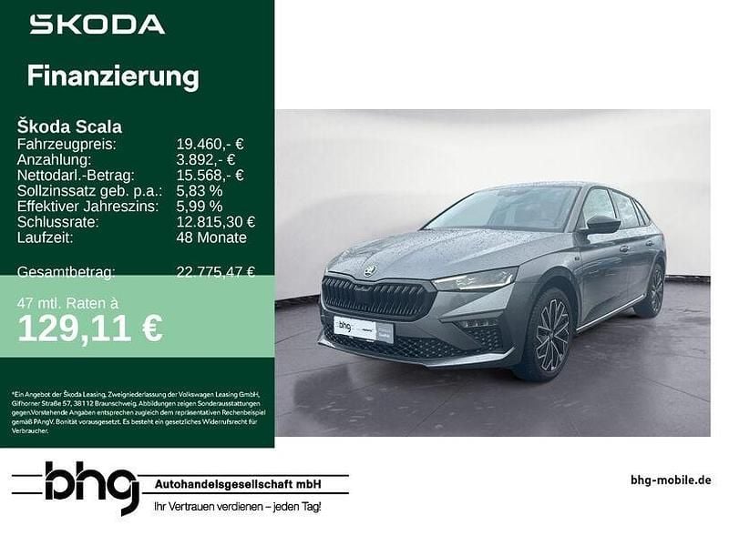 Gebraucht Skoda Scala Drive 95 PS (69 kW) 2025 Grau Kleinwagen
