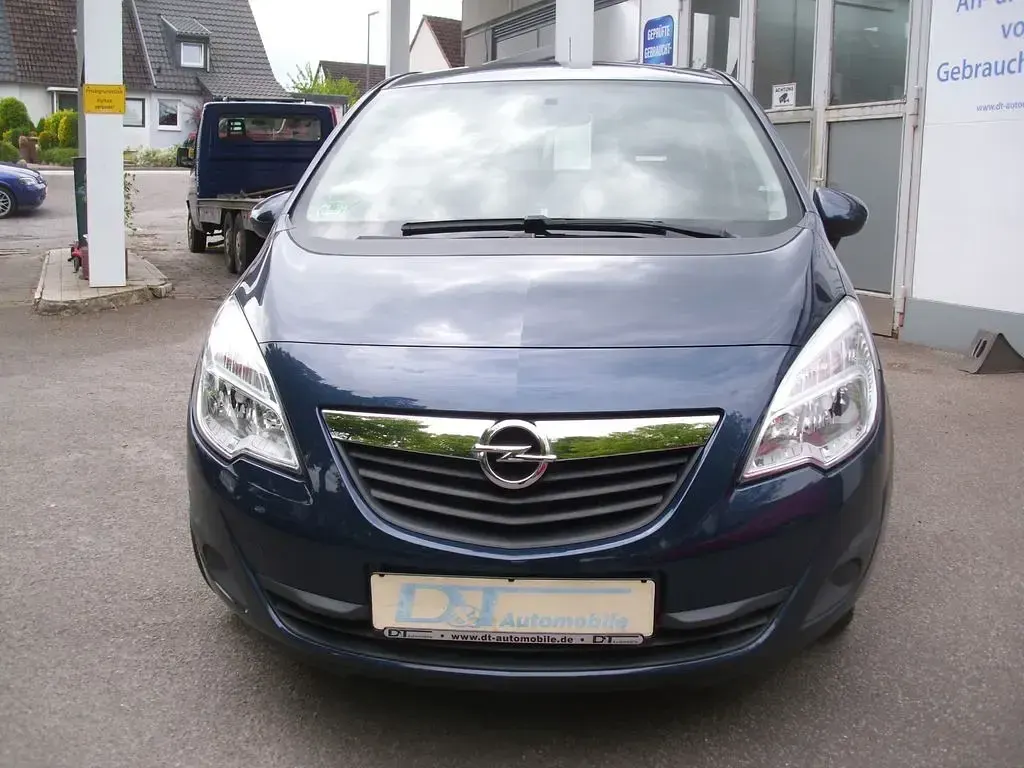 Gebraucht Opel Meriva Edition 101 PS (74 kW) 2012 Blau Van / Kleinbus