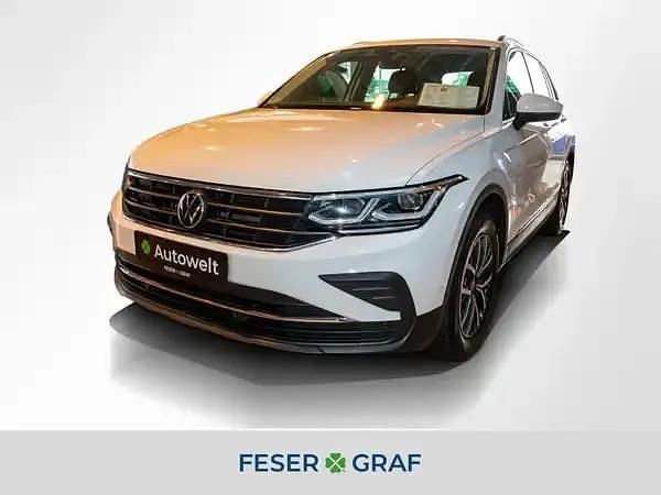 Pure white Gebraucht 2022 VW Tiguan SUV | 24.999 € (Fairer Preis) - Bild 1/4