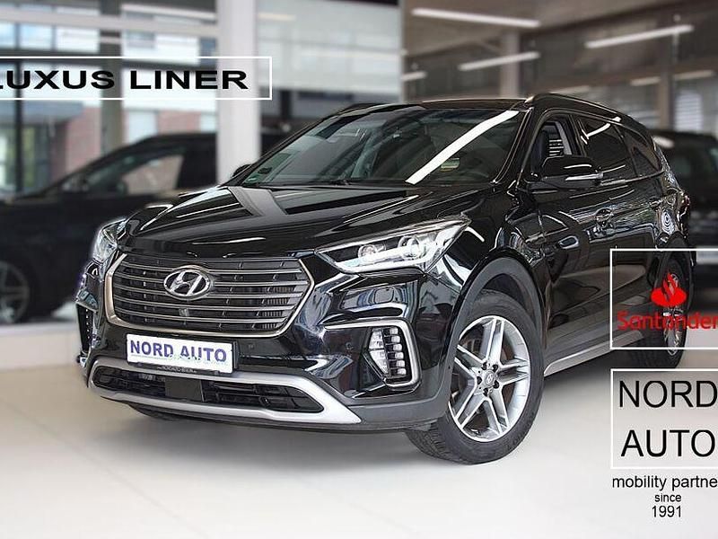 Schwarz Gebraucht 2018 Hyundai Grand Santa Fe SUV | 28.780 € (Etwas zu teuer) - Bild 1/4