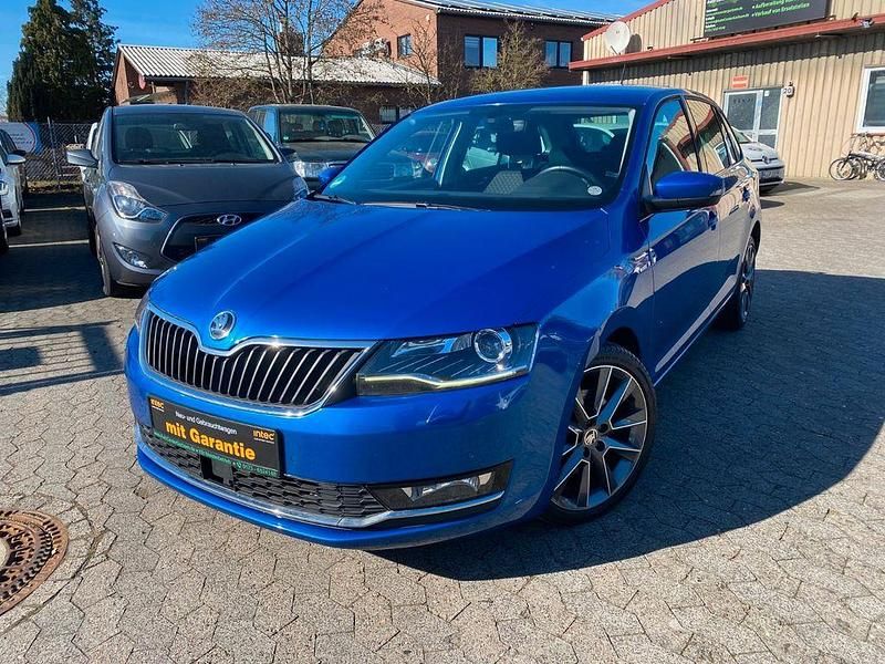 Gebraucht Skoda Rapid Drive 125 PS (91 kW) 2017 Blau Kleinwagen