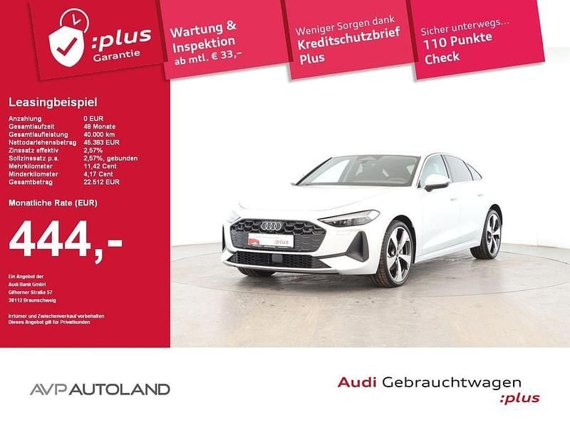 Gletscherweiß metallic Gebraucht 2025 Audi A5 Sport Limousine | 45.283 € (Superpreis) - Bild 1/4