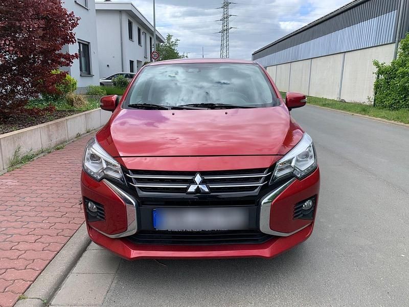 Rot Gebraucht 2021 Mitsubishi Space Star Top Kleinwagen | 10.799 € (Superpreis) - Bild 1/4