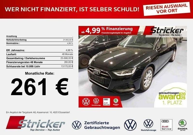 Second-hand Audi A4 150 CP (110 kW) 2022 Negru Break