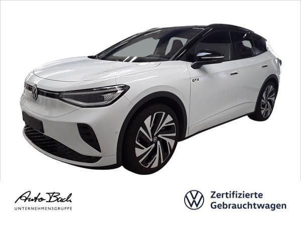 Weiß (gletscherweiß metallic/schwarz) Gebraucht 2025 VW ID.4 GTX SUV | 45.941 € (Fairer Preis) - Bild 1/4
