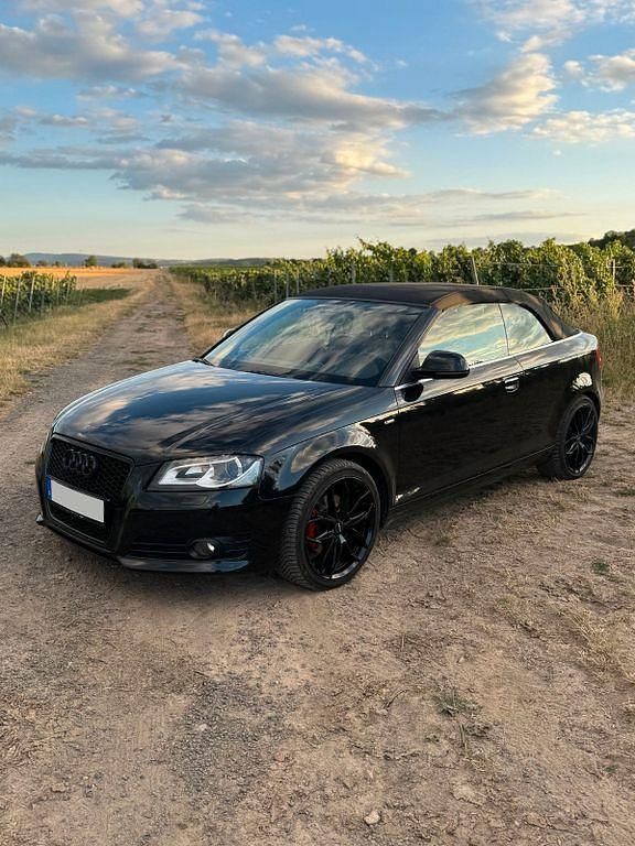 Schwarz Gebraucht 2010 Audi A3 Cabriolet S-Line Cabrio | 7.900 € (Fairer Preis) - Bild 1/4