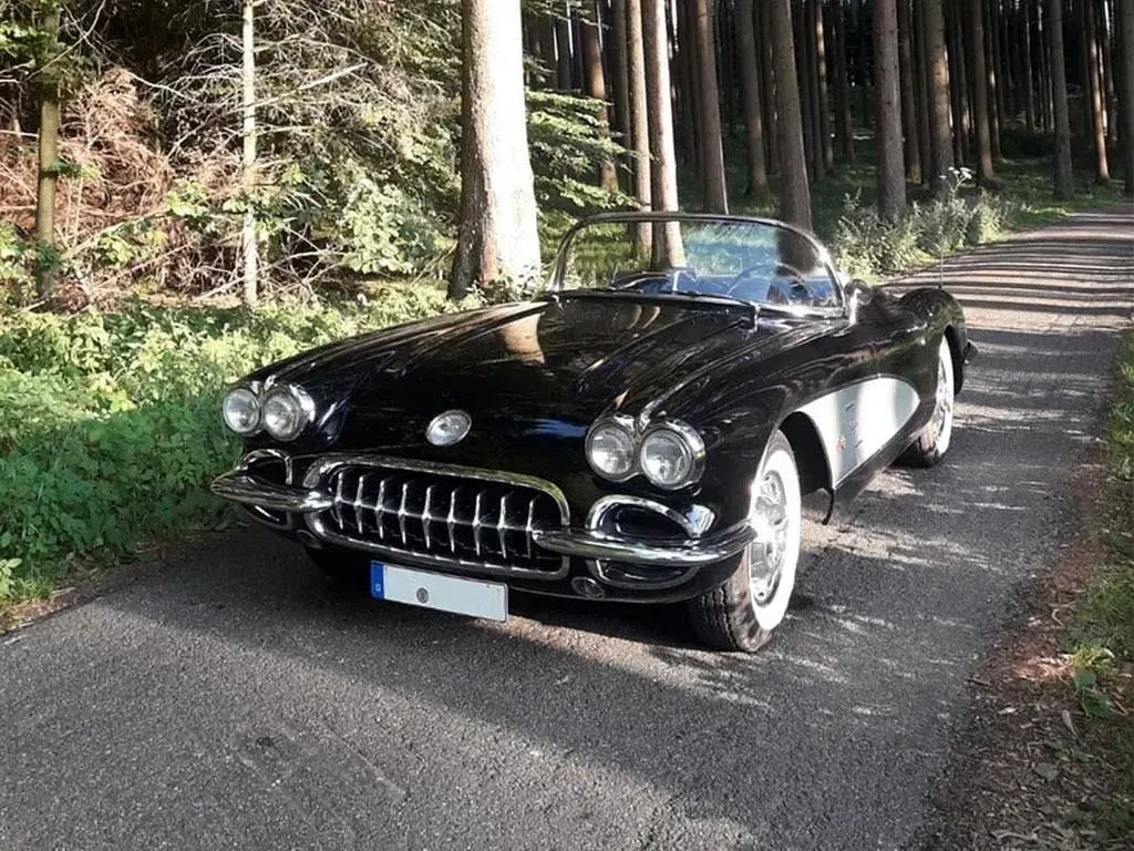 Second-hand Corvette C1 231 CP (169 kW) 1959 Negru Cabrio