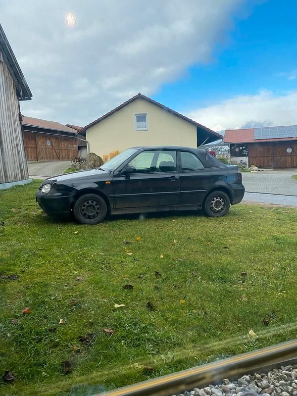 Schwarz Gebraucht 1999 VW Golf Cabriolet Cabrio | 450 € (Superpreis) - Bild 1/1