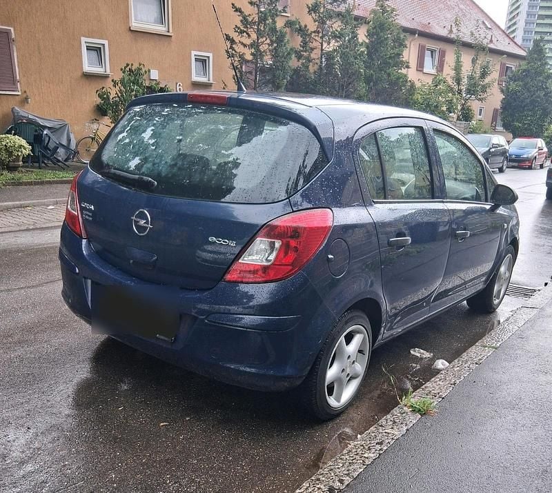 Blau Gebraucht 2009 Opel Corsa Kleinwagen | 1.000 € (Superpreis) - Bild 1/4