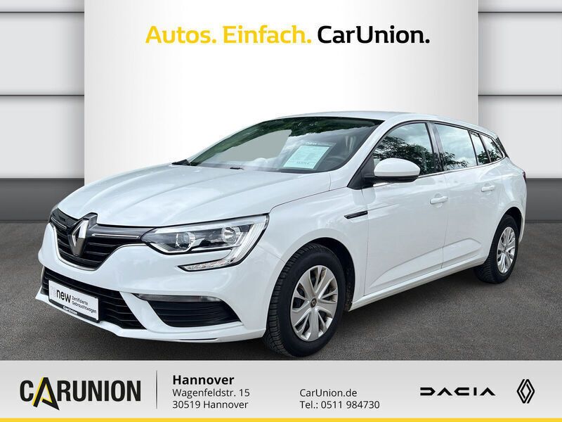 Arktisweiß Gebraucht 2020 Renault Mégane GrandTour Life Kombi | 13.575 € (Superpreis) - Bild 1/4