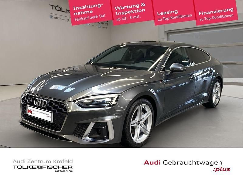 Daytonagrau perleffekt Gebraucht 2024 Audi A5 Sportback S-Line Kleinwagen | 39.223 € (Superpreis) - Bild 1/4