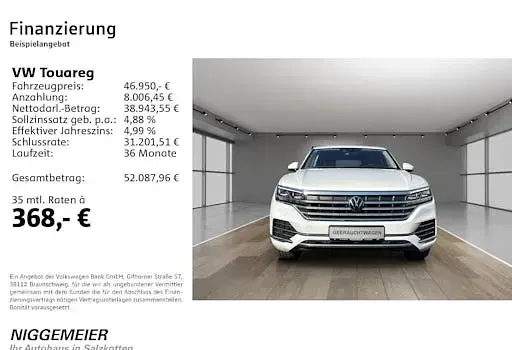 Używany VW Touareg Elegance 231 KM (169 kW) 2023 Biały SUV
