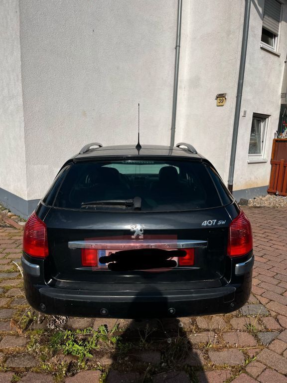Schwarz Gebraucht 2006 Peugeot 407 Premium Limousine | 1.550 € (Superpreis) - Bild 1/4