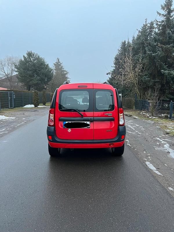Gebraucht Dacia Logan MCV 86 PS (63 kW) 2008 Rot Kombi