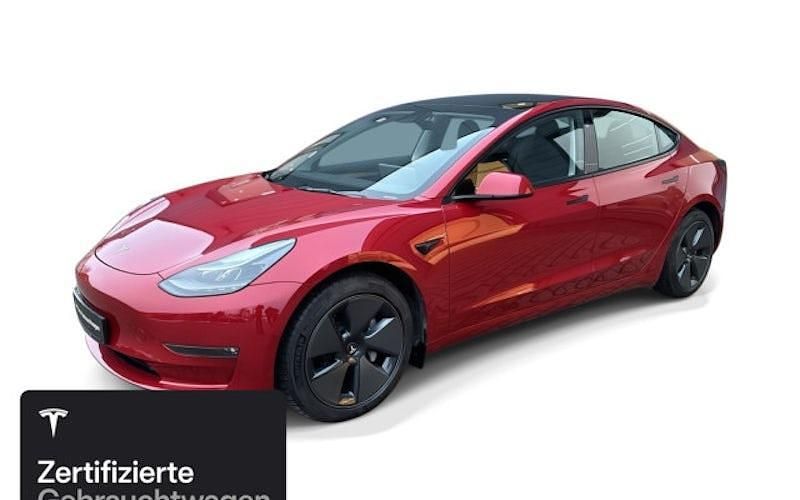 Gebraucht Tesla Model 3 Long Range RWD 208 kW (283 PS) 2021 Rot Limousine