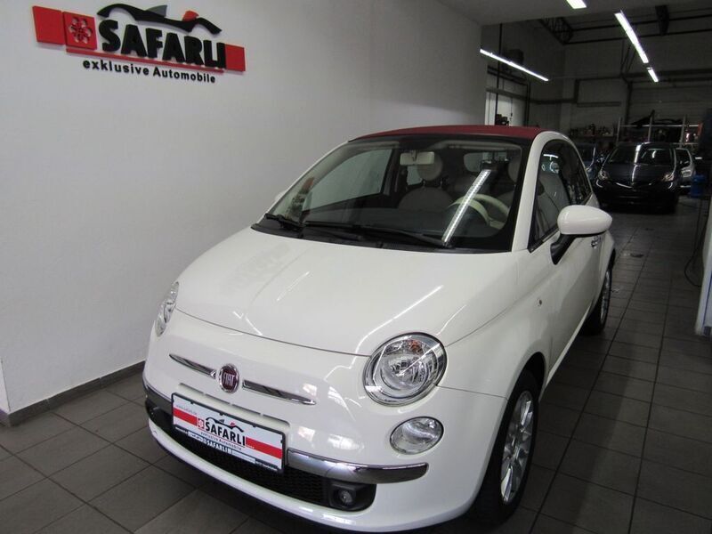 Weiß Gebraucht 2013 Fiat 500 Lounge Cabrio | 6.990 € (Fairer Preis) - Bild 1/4