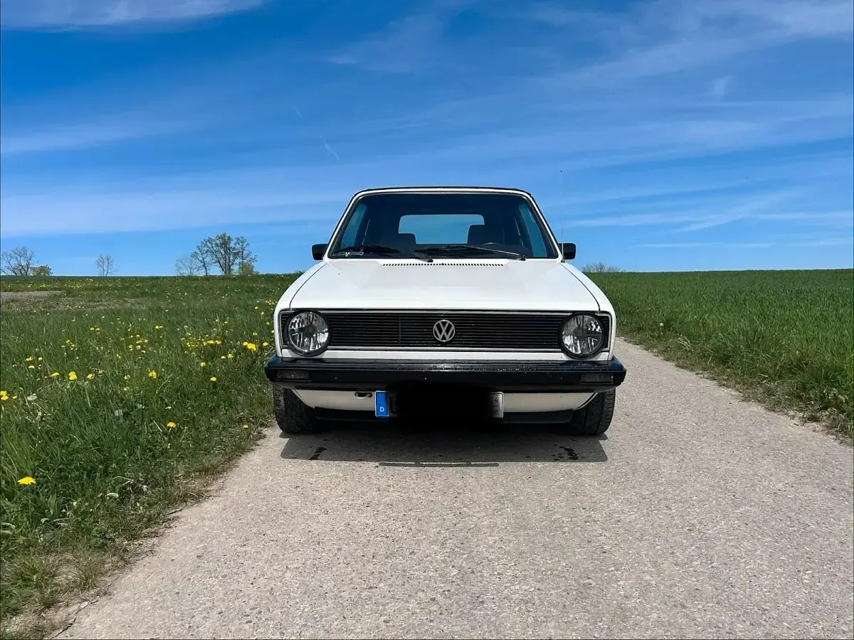 Gebraucht VW Golf Cabriolet 95 PS (69 kW) 1987 Weiß Cabrio