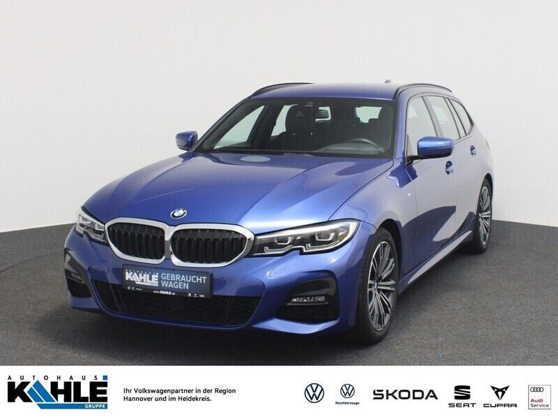 Portimao blau Gebraucht 2021 BMW 320 M Sport Kombi | 30.900 € (Fairer Preis) - Bild 1/4