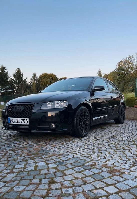Schwarz Gebraucht 2007 Audi A3 S-Line Coupé | 6.600 € (Fairer Preis) - Bild 1/4