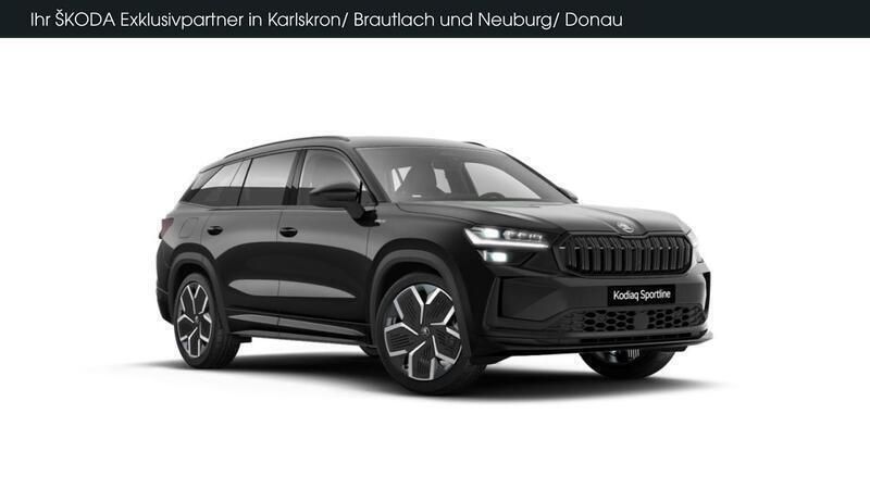 Blackmagic perleffekt (schwarz) Neu 2024 Skoda Kodiaq SportLine SUV | 52.990 € (Etwas zu teuer) - Bild 1/4