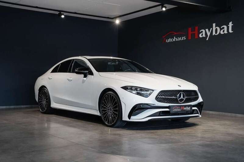 Polarweiss Gebraucht 2023 Mercedes CLS300 AMG Coupé | 58.950 € (Fairer Preis) - Bild 1/4