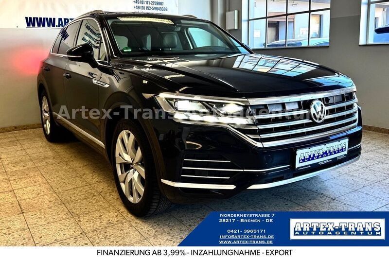 Deep black perleffekt Gebraucht 2018 VW Touareg Elegance SUV | 38.890 € - Bild 1/4