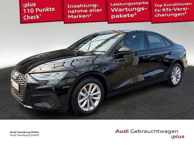 Brillantschwarz Gebraucht 2022 Audi A3 Limousine | 24.950 € (Fairer Preis) - Bild 1/3