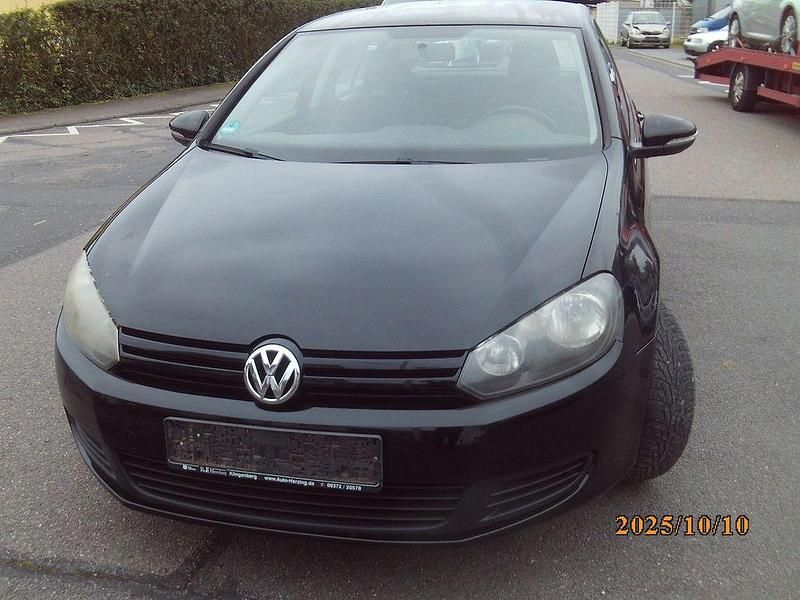 Schwarz Gebraucht 2009 VW Golf VI Comfortline Limousine | 2.990 € (Guter Preis) - Bild 1/4