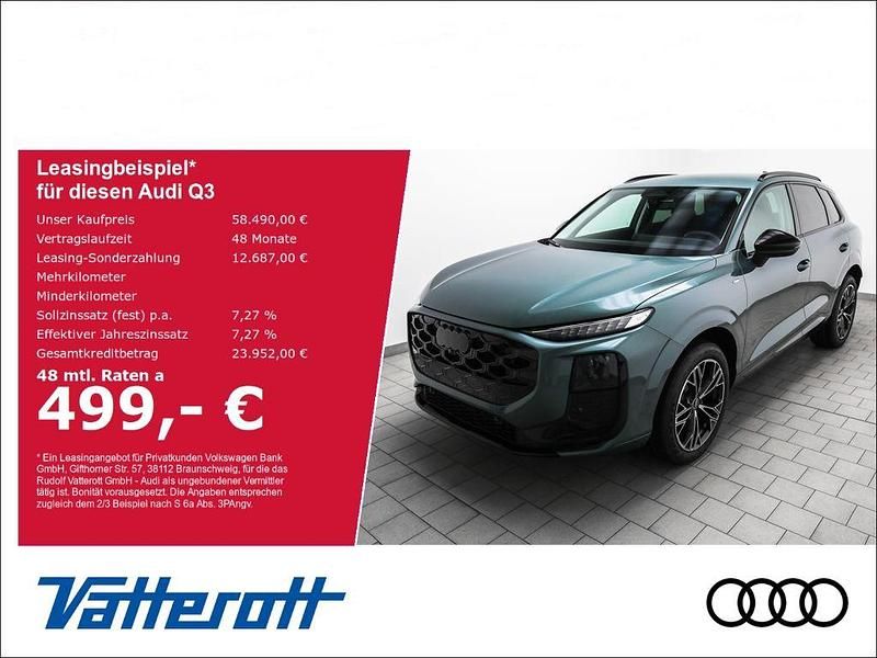 Gruen Neu 2025 Audi Q3 S-Line SUV | 58.490 € (Fairer Preis) - Bild 1/4