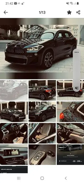 Gebraucht BMW X2 M Sport 190 PS (139 kW) 2018 Schwarz SUV