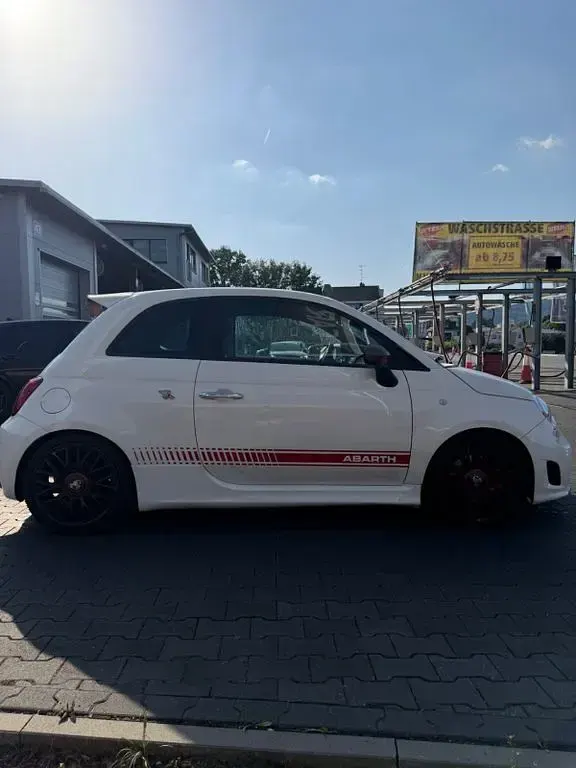 Gebraucht Abarth 500 135 PS (99 kW) 2008 Weiß Kleinwagen