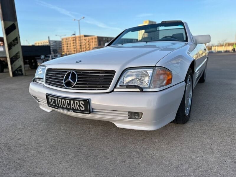 Weiß Gebraucht 1995 Mercedes SL500 Cabrio | 23.950 € - Bild 1/4