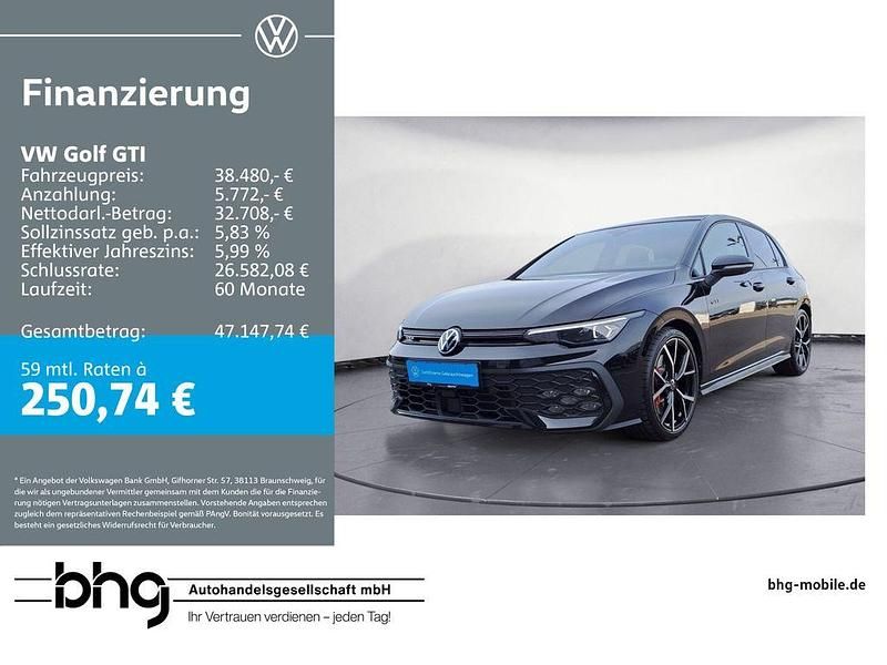 Schwarz Gebraucht 2024 VW Golf VIII GTI Limousine | 38.480 € (Fairer Preis) - Bild 1/4