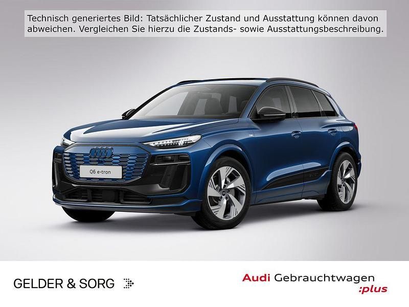 Blau Gebraucht 2025 Audi Q6 e-tron S-Line SUV | 71.920 € (Superpreis) - Bild 1/4
